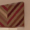 Customer chevron pattern fabric pelmet